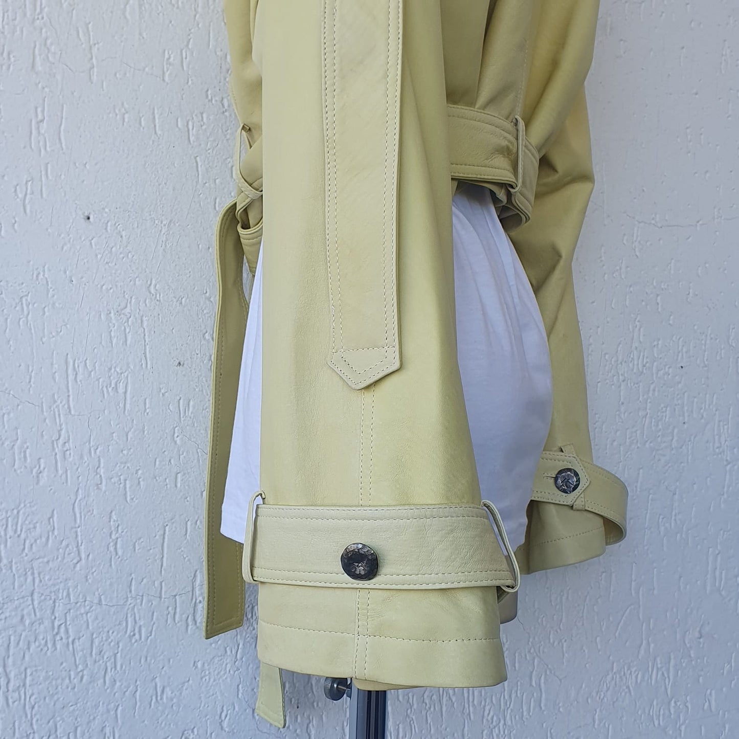 Chiodo Over in Nappa Lime - Donna