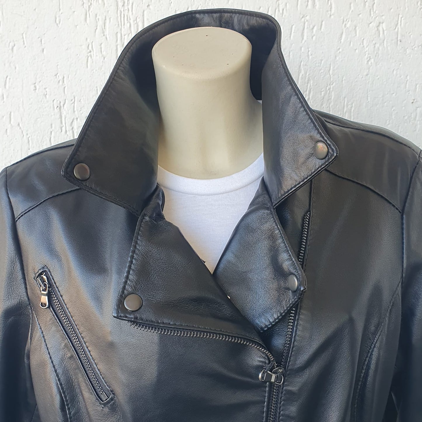 Chiodo in Nappa nera - Donna