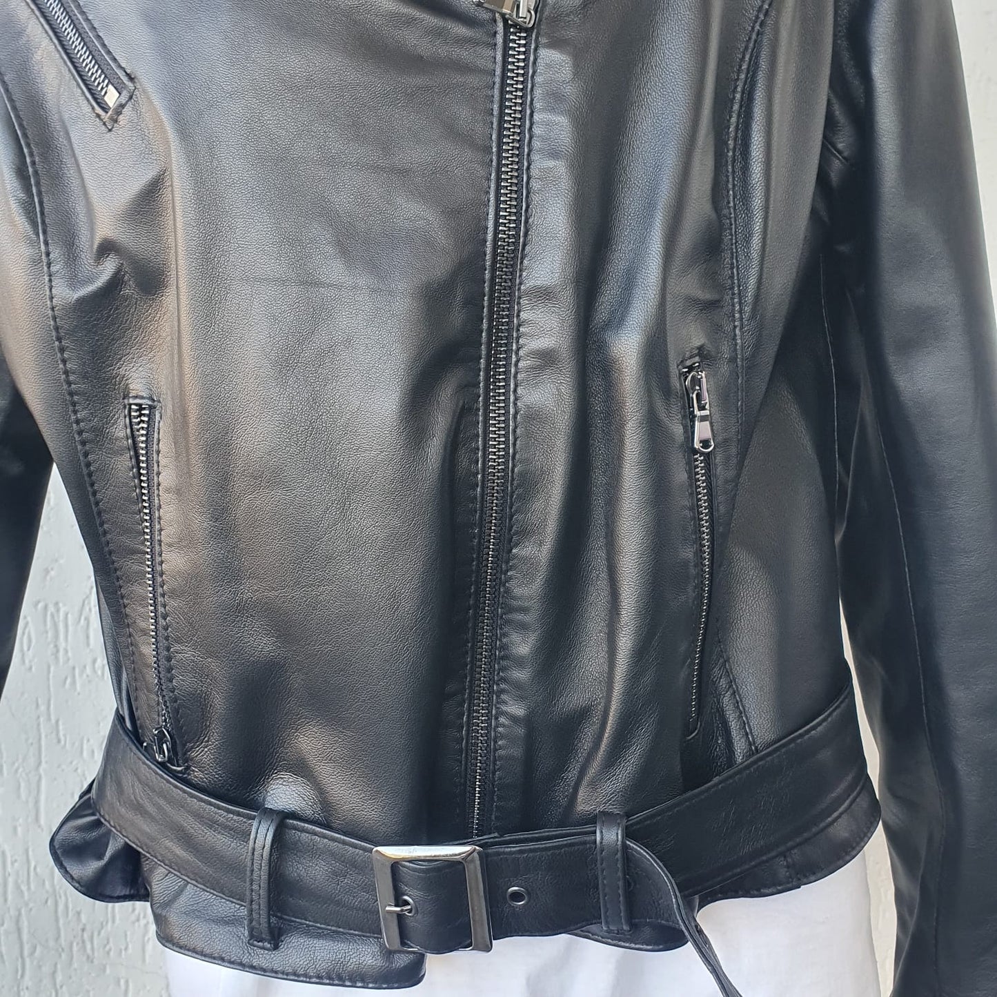 Chiodo in Nappa nera - Donna