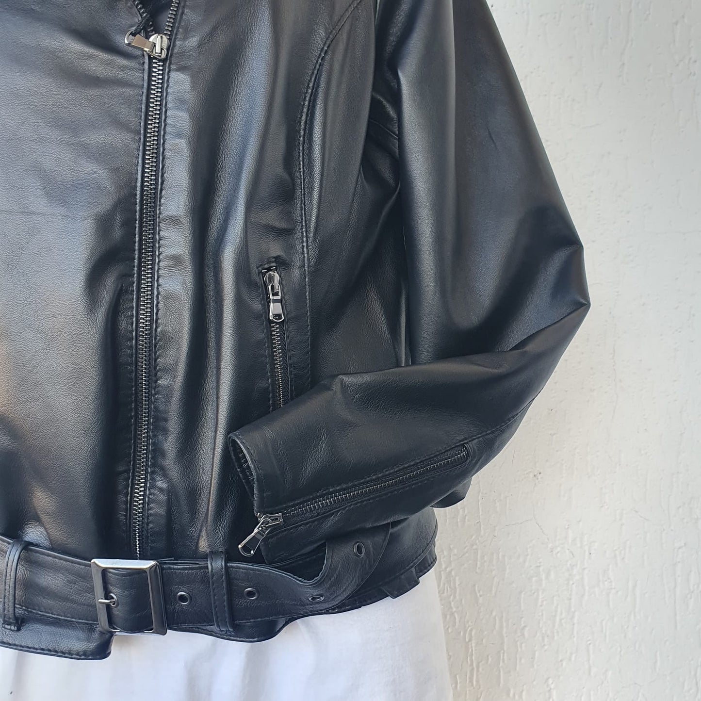 Chiodo in Nappa nera - Donna