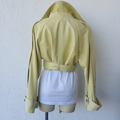 Chiodo Over in Nappa Lime - Donna