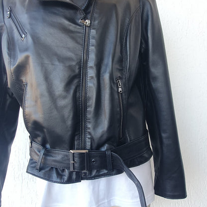 Chiodo in Nappa nera - Donna